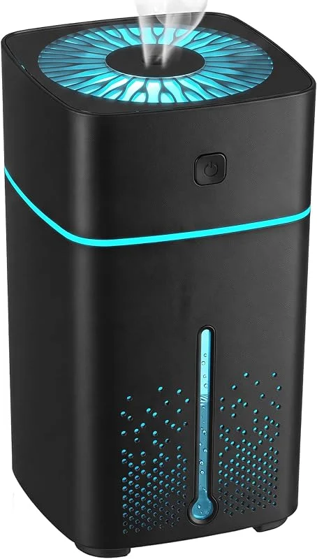 Retoo Luftbefeuchter Ultraschall 1000 ml Schwarz Aroma Diffuser