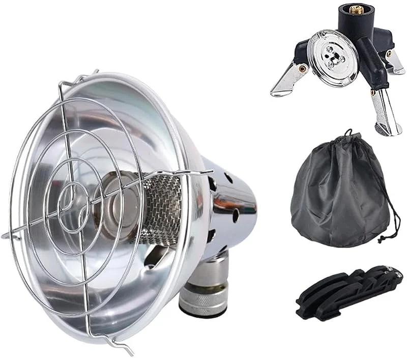 Edelstahl Gasheizer für mini 15x15cm Leicht Edelstahl Gasheizer — Heizung Warmepumpe