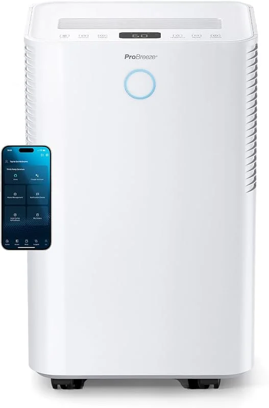 Pro Breeze OmniDry 20L Luftentfeuchter mit App & WLAN — Luftbefeuchter
