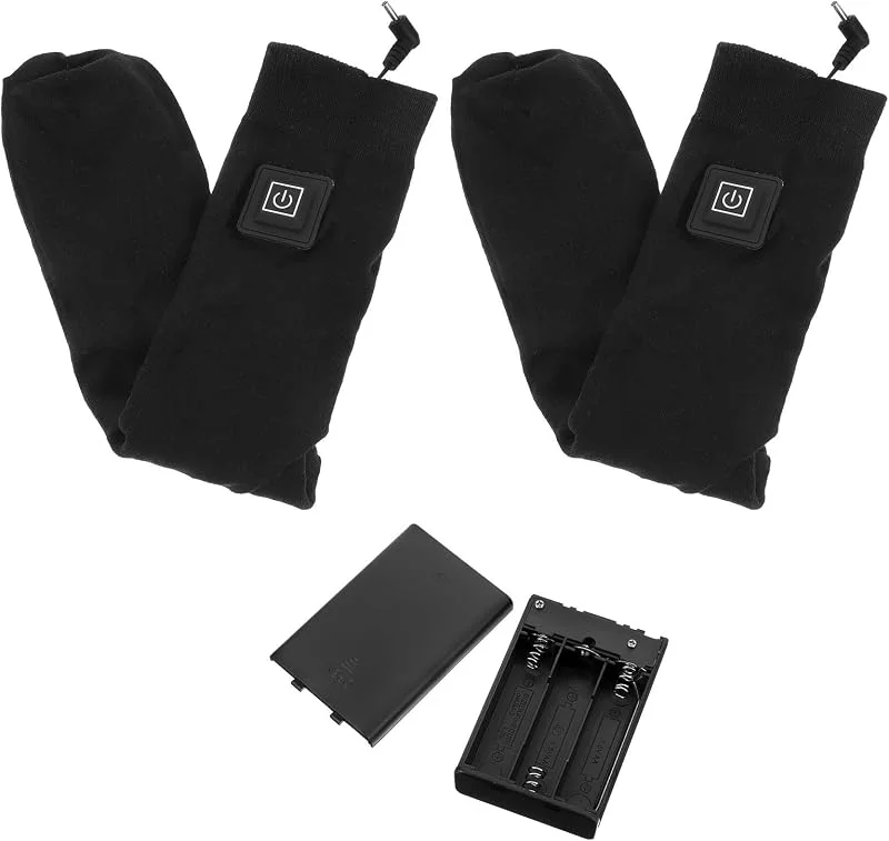Wintersocken Winter Beheizbare mit Batteriefach aus Baumwolle Mottoparty — Heizkleidung