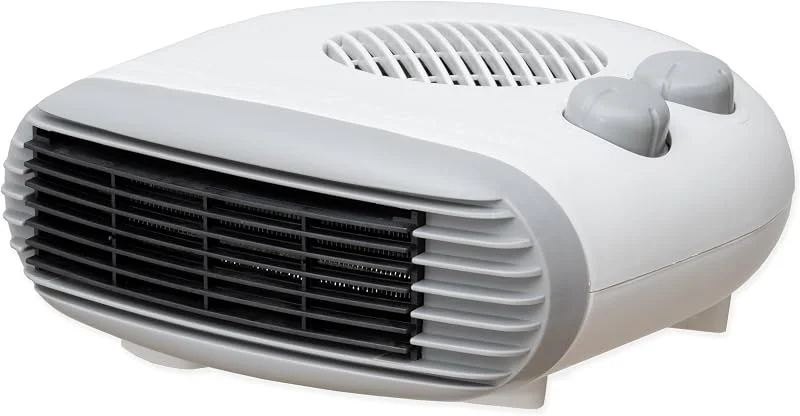 Brollux Elektroheizung und Ventilator 2000W LUX13 mobiles Heizgerät Thermoventilator Heizlüfter Elektroheizkörper weiß — Heizung Warmepumpe