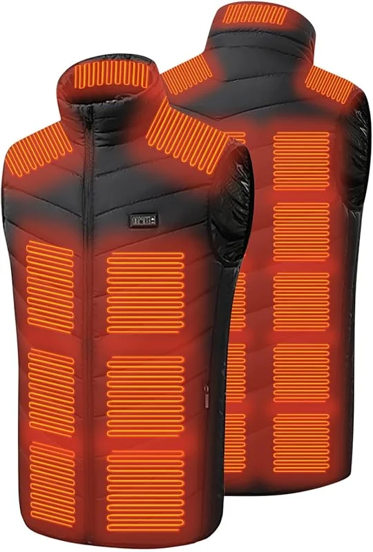 Battnot Testsieger Beheizbare Weste Damen herren, Elektrische Heizweste ärmellos Jacke Mit Heizung, USB Elektrisch Heated Vest Waschbar Wärmende Gilet Wärmeweste Beheizbare Weste Große Größen S-5XL — Heizkleidung