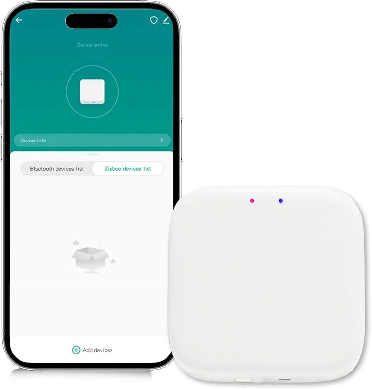 Dual Mode Gateway: Bluetooth und Zigbee, für Smartes Heizkörperthermostate — Heizung Warmepumpe