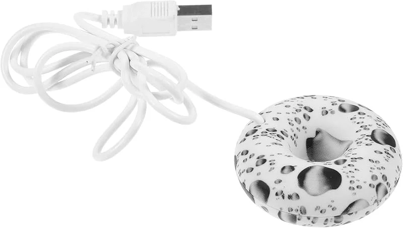 Kleiner USB Luftbefeuchter in Donut Form für Zuhause und Reisen