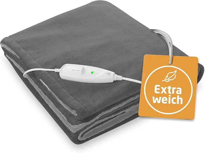 medisana HDW Kuschelheizdecke elektrisch, Heizdecke waschbar — Heizung Warmepumpe