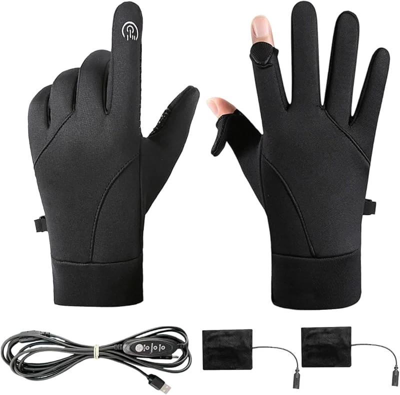 Beheizte Handschuhe für den Außenbereich, beheizbare Fäustlinge mit — Heizkleidung