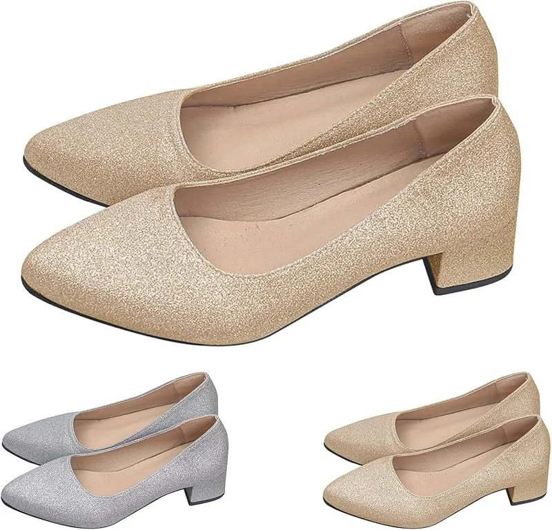 Absatzschuhe Damen Glitzer Sandalen Damen Sommer Mit Absatz Glitzer Damenschuhe Karneval Freizeitschuh Atmungsaktive Orthopädische Elegante Partyschuhe Schöne Stöckelschuhe Ballschuhe — Heizkleidung