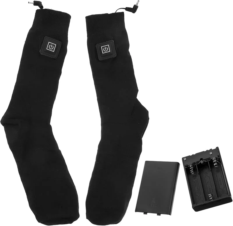 Beheizbare Socken Baumwolle Doppel Lage Batterie Skifahrer Geschenkideen — Heizkleidung