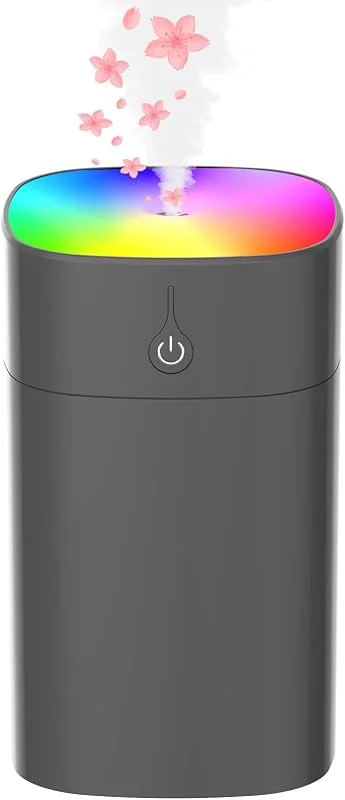 Tragbare Mini-Luftbefeuchter für Schlafzimmer, Aromadiffusor für zu Hause, persönlicher Tisch-Luftbefeuchter für Pflanzen, Raumduft-Aromadiffusor, 2 Modi, Nachtlicht, automatische Abschaltung