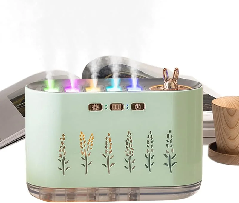 Kaltnebel-Luftbefeuchter Schlafzimmer Großer 700ml Wassertank, ein