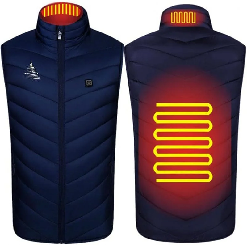 Beheizbare Weste Herren USB Elektrische Wärmende Beheizte Weste Damen, Softshell Weste Herren Heizjacke Heizweste Herren Weste Outdoor Winterweste Daunenweste Beheizte Weste Heizung Wärmeweste — Heizkleidung