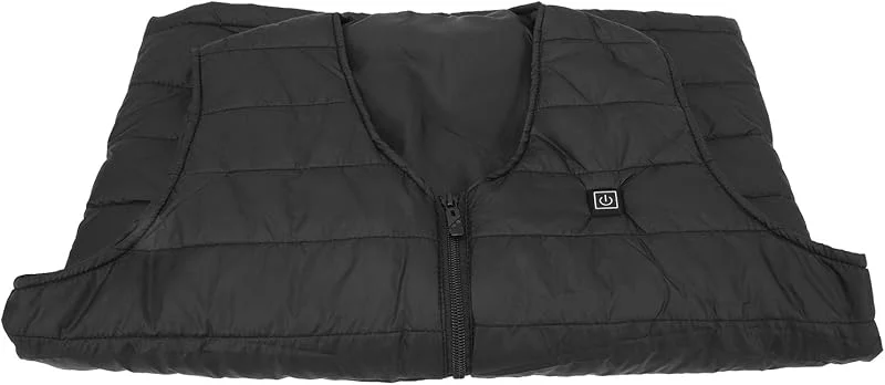 KENANLAN USB Heizweste Zum Skaten, Skifahren, Jagen, Angeln und Wandern Intelligente 5V Heizjacke für Hals, Rücken, Bauch, Taille (L) — Heizkleidung