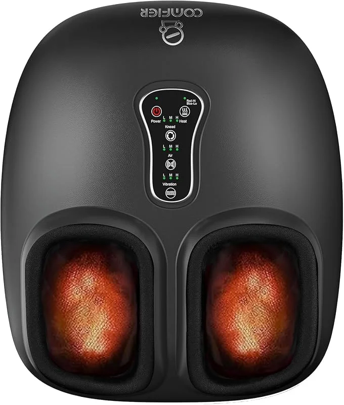 COMFIER Fußmassagegerät, Shiatsu Fussmassagegerät Elektrisch — Heizung Warmepumpe