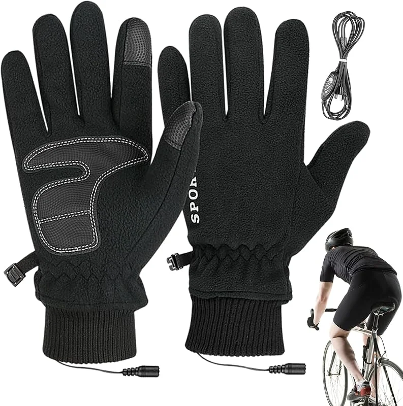 Elektrisch beheizte Handschuhe, Fäustlinge, kaltes Wetter, 1 Paar — Heizkleidung