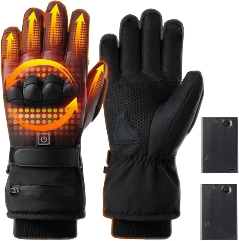 Thermal Gloves – Adjustable Heat Levels Waterproof Screen-Friendly Design — Heizkleidung