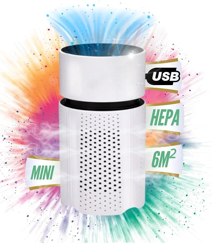 TronicXL Mini Air Purifier USB Luftreiniger Hepa Filter für Büro Kleiner Luftfilter Schlafzimmer Schreibtisch Zuhause Küche Wohnzimmer AirPurifier klein — Luftbefeuchter