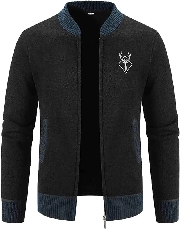 Générique Fleecejacke für Herren, warm, Retro, Radfahren, Sport, Overcoat, lässig, Herren, für Camping, Outdoor, Kapuzenjacke, 01 - Schwarz, XXXL — Heizkleidung