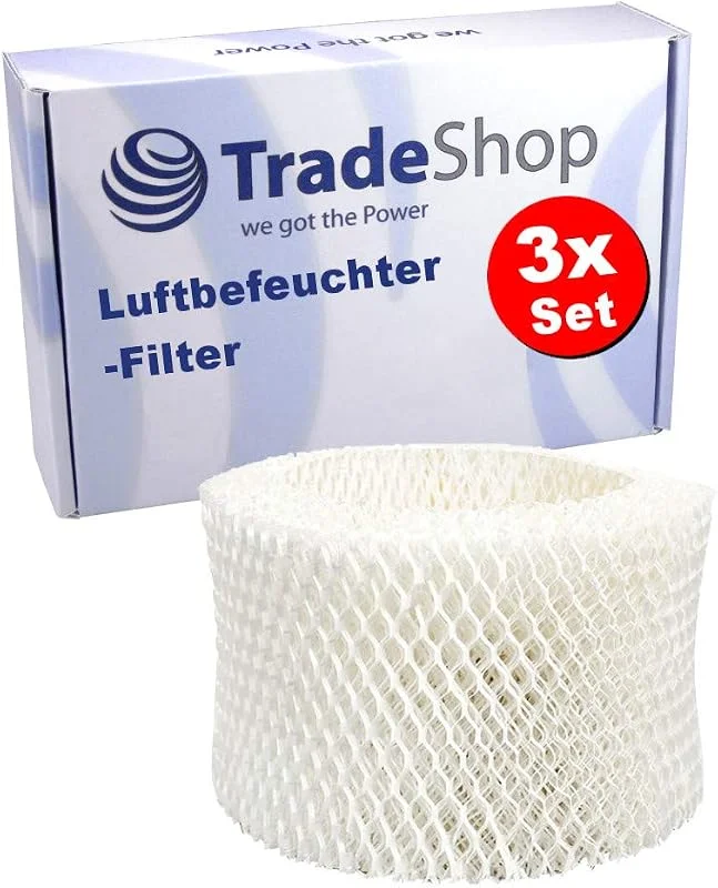 3x Luft-Filter Luftbefeuchter-Filter Ersatz für Honeywell HCM540 HCM630 HCM631 HCM645 HCM650 HCM710 HH350E W3100E WH3900E
