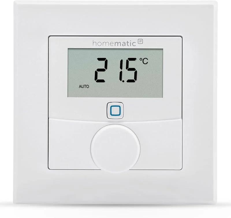 Homematic IP Wandthermostat mit Luftfeuchtigkeitssensor — Heizung Warmepumpe