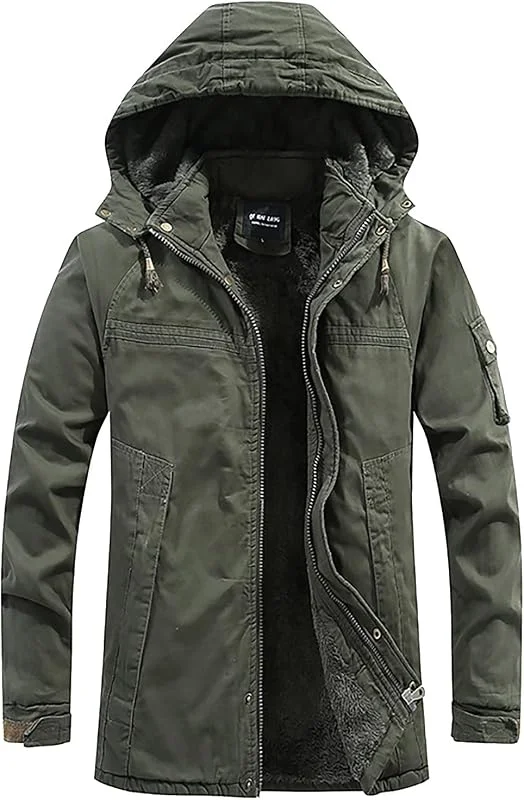 Winterjacke Herren Warm Zipper Hoodie Herren Beheizbare Jacke Fleecejacke Herren Modische Bomberjacke Herren Skijacke Herren Wintermantel Herren Arbeitsjacke Herren Freizeit Softshelljacke Herren — Heizkleidung