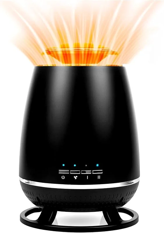 Avilia Digitaler Heizlüfter 1800 W mit Kippschutz – ideal zum schnellen Heizen Ihres Hauses mit verstellbarem Thermostat und schneller Heizung, einfach zu bedienen — Heizung Warmepumpe
