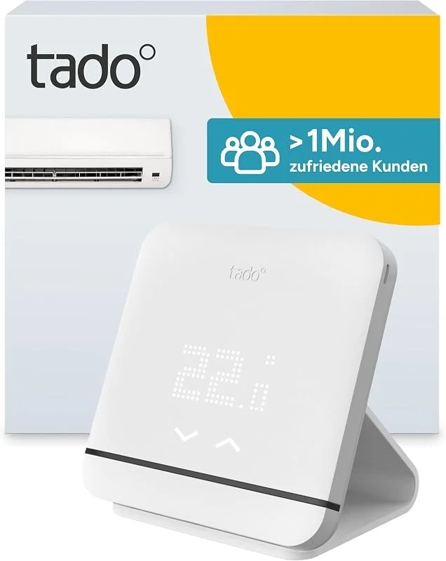 tado° Smarte Klimaanlagensteuerung mit Standfuß — Heizung Warmepumpe