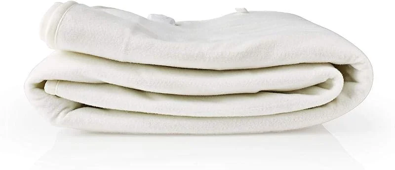 Elektrische Bettdecke - Unterdecke - 2 Personen - 160 x 140 cm - 3 Wärmeeinstellungen - waschbar - Überhitzungsschutz - Polyester — Heizung Warmepumpe