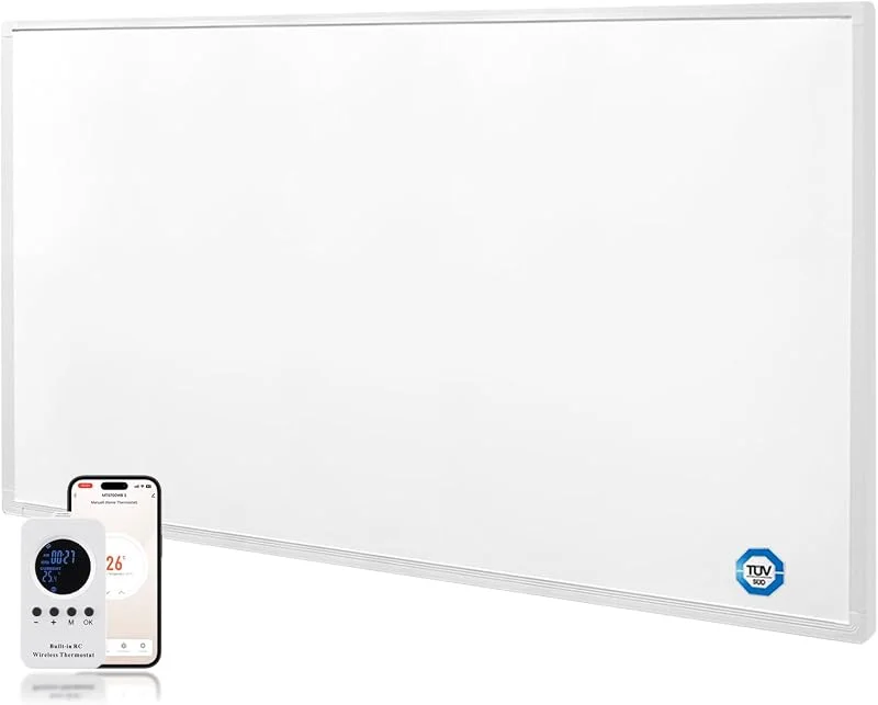 Infrarotheizung 600W mit Thermostat, Infrarotheizung Wandmontage — Heizung Warmepumpe