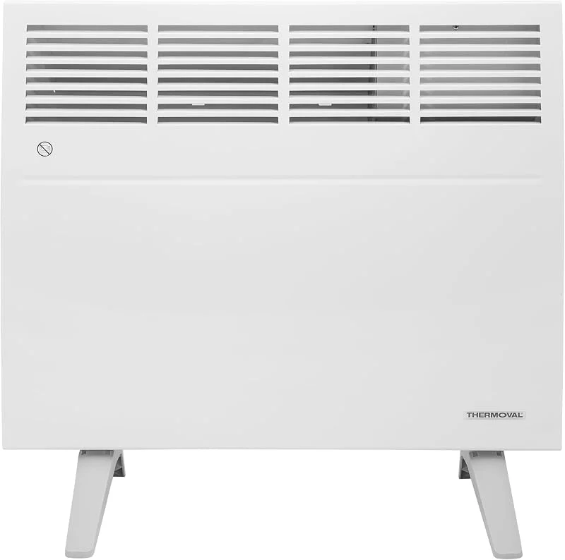 THERMOVAL Konvektor Elektroheizung Heizgerät Heizkörper Heizung Elektro Heizer Wärme, 1000W (52 x 47, 5 x 10 cm - 1000W) — Heizung Warmepumpe