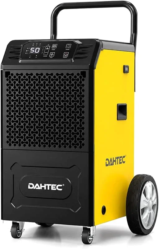 DAHTEC Bautrockner Luftentfeuchter Keller 50 L, Tag elektrisch, 150 m² — Luftbefeuchter