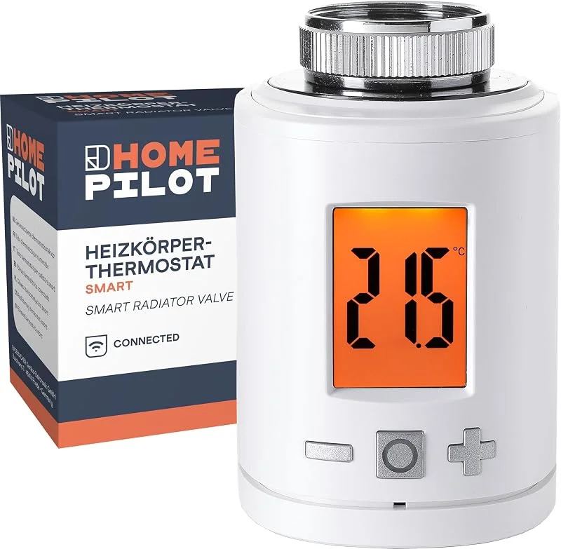 Home Pilot Heizkörper-Thermostat smart, digitales Funk-Thermostat — Heizung Warmepumpe