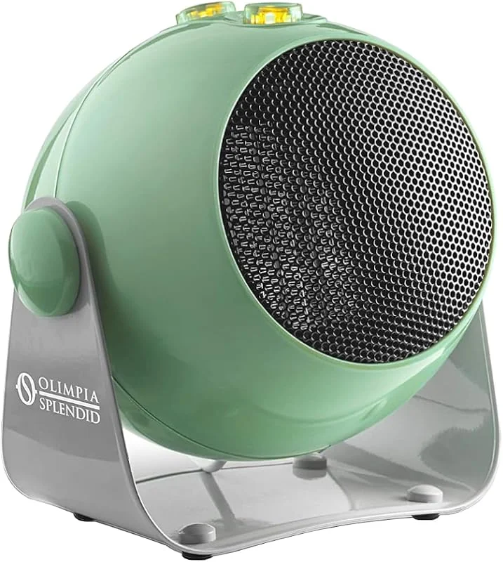 Olimpia Splendid 99404 Caldodesign S Keramik Heizlüfter 1800 W, 50 m³, Grün — Heizung Warmepumpe
