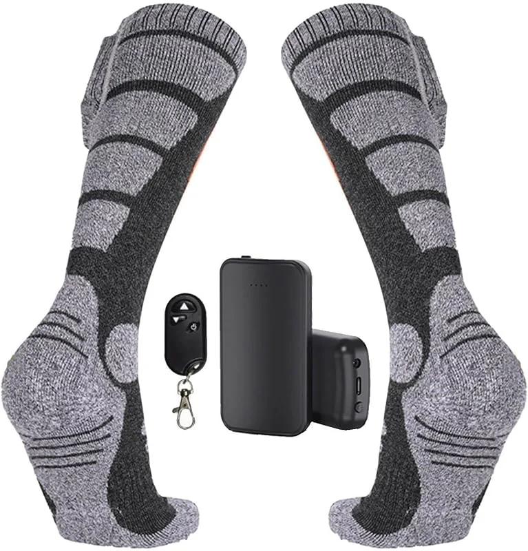 Elektrische Socken für den Winter, mit Wärmekontrolle, 3 Stück — Heizkleidung