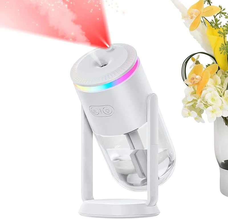 Schreibtisch-Luftbefeuchter, 280 ml, USB-betriebener LED-Sternenprojektor