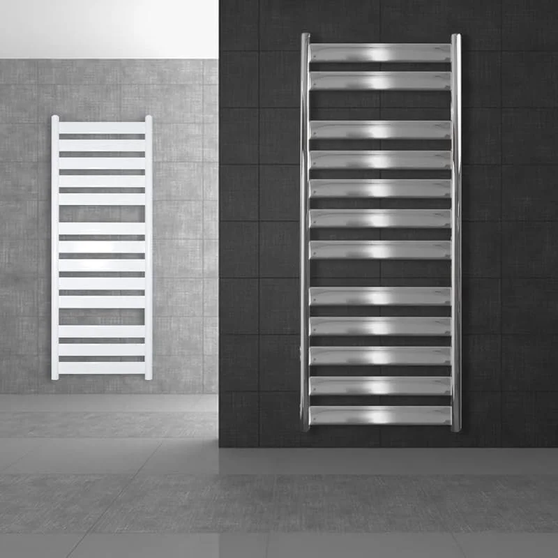 ECD Germany Design Badheizkörper Tharr Elektrisch 500 x 950 mm Chrom mit Heizstab 600W Designheizkörper Paneelheizkörper Flachheizkörper Heizkörper Handtuchwärmer Handtuchtrockner Wandheizung Heizung — Heizung Warmepumpe