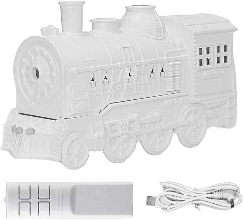 Diffuserlove Diffusor für ätherische Öle, 300 ml, Dampfzug, Sprühnebel, Luftbefeuchter, leiser Aromatherapie-Diffusor mit Nachtlicht für Schlafzimmer, Schreibtisch (weiß)