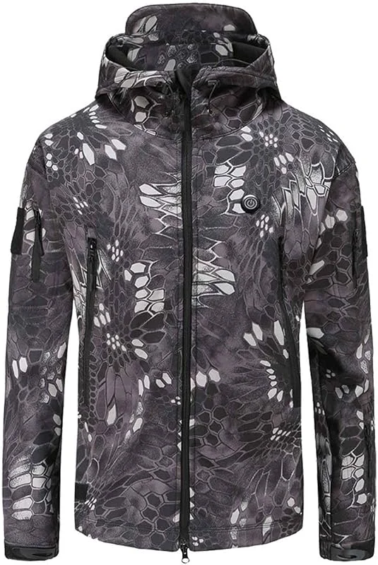 Beheizbare Jacke Heizjacke fur Damen Herren mit Kapuze fleece-Heizjacke Beheizte Jacken Elektrische Heizjacke Beheizbare Heizweste Beheizbare Jacke zum Winter Outdoor Schifahren Tägliches Tragen — Heizkleidung