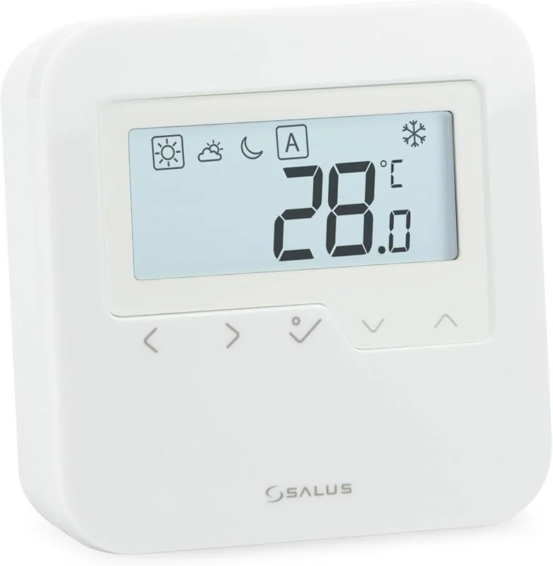 SALUS 117300 Steuerungen und Temperaturregler, Weiß — Heizung Warmepumpe