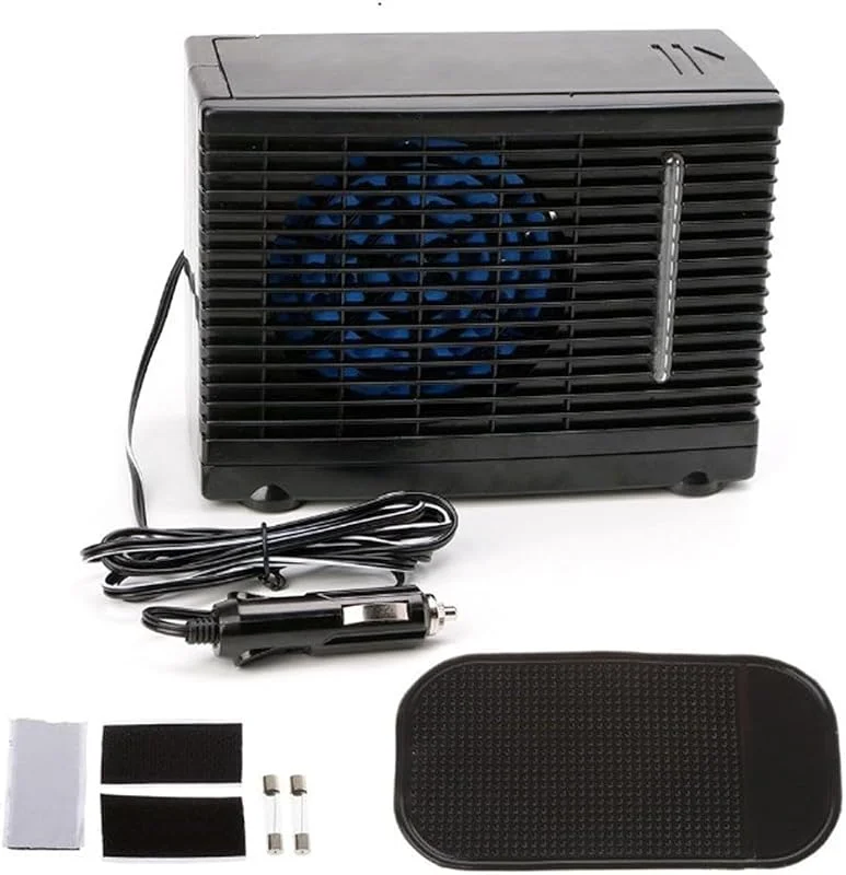 12V Klimaanlage Tragbar, Mini Klimaanlage Home Auto Kühler, Auto Montiert Klimaanlage Ventilator, Mini Luftkühler mit Wasserkühlung, Tragbarer Auto Klimaanlage Ventilator — Luftbefeuchter