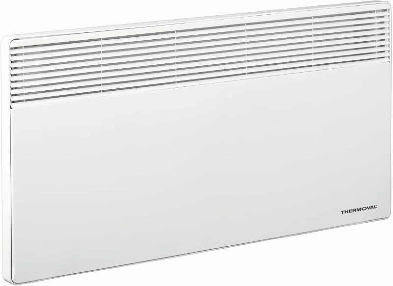 Thermoval Elektrischer Konvektor, Elektroheizkörper TX 2500, 2, 5 kW, IP20, Freistehender oder Wandmontierter Elektroheizer, Elektroheizung für Wohn- und Büroräume, Konvektor-Heizung, Weiß — Heizung Warmepumpe