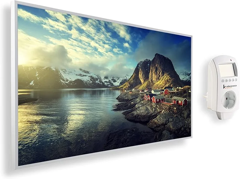 Könighaus Panorama Bildheizung 1200 Watt - Smart Thermostat - 18-29 m² — Heizung Warmepumpe