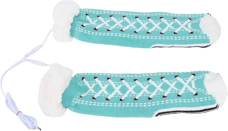 AMONIDA Beheizte Socken mit Anti-Rutsch-Design, USB-aufladbare Wärme — Heizkleidung